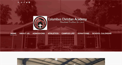 Desktop Screenshot of columbuschristianacademy.com